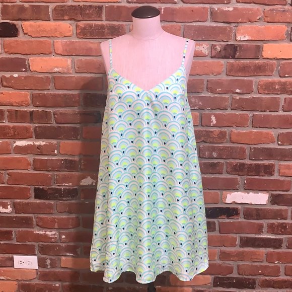 Julie Brown Dresses & Skirts - Julie Brown Colorful Silk Slip Dress Size Small